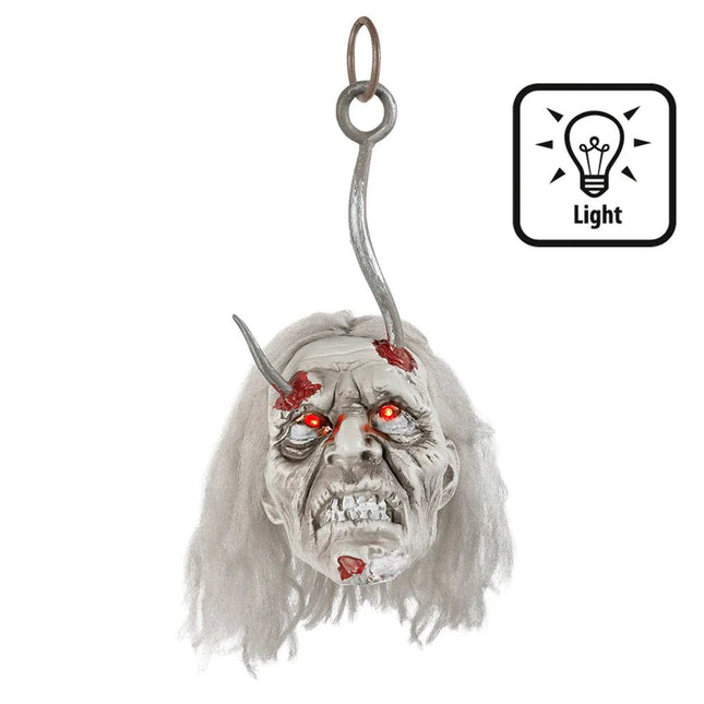 Halloween Nep Zombiehoofd 36cm van Boland koop je bij Partywinkel