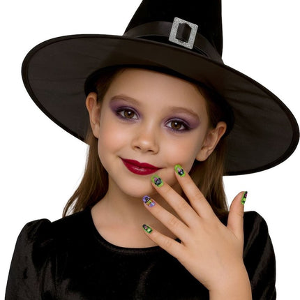 Halloween Nepnagels Kind Heksen van Fiestas Guirca koop je bij Partywinkel