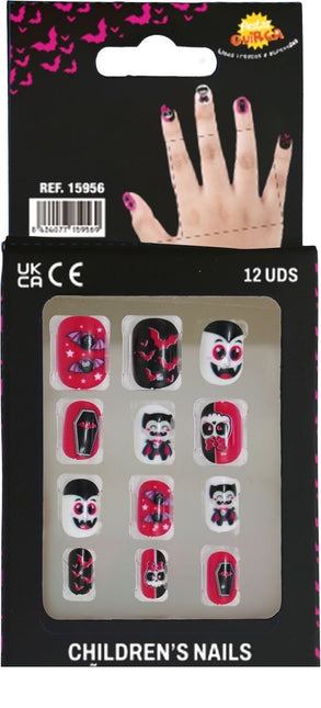 Halloween Nepnagels Kind Vampier van Fiestas Guirca koop je bij Partywinkel