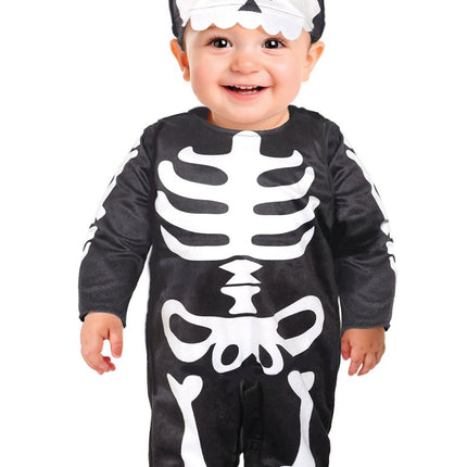 Halloween Onesie Baby Muizig Skelet van Fiestas Guirca koop je bij Partywinkel