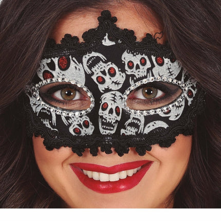 Halloween Oogmasker Doodshoofd van Fiestas Guirca koop je bij Partywinkel