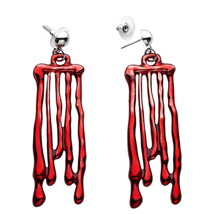 Halloween Oorbellen Rood Bloed van Widmann koop je bij Partywinkel