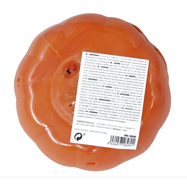 Halloween Pompoen Licht 10cm van Fiestas Guirca koop je bij Partywinkel