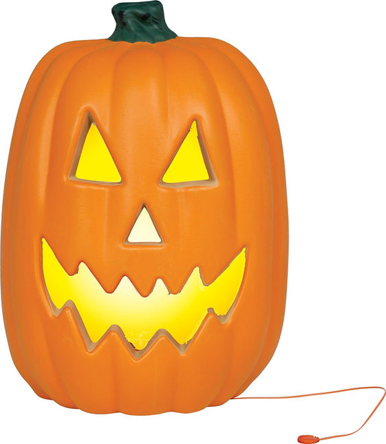 Halloween Pompoen Met Licht 40cm van Fiestas Guirca koop je bij Partywinkel