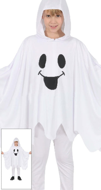 Halloween Poncho Kind Geest van Fiestas Guirca koop je bij Partywinkel