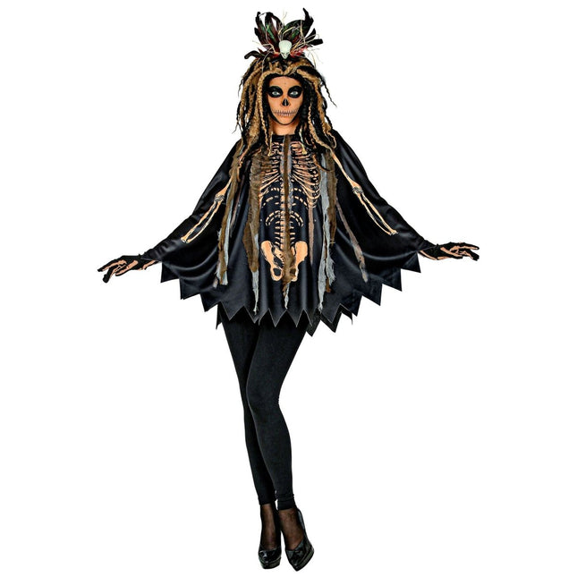 Halloween Poncho Voodoo van Widmann koop je bij Partywinkel
