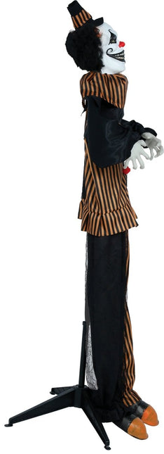 Halloween Pop Clown Met Licht, Geluid En Beweging 1,7m van Fiestas Guirca koop je bij Partywinkel