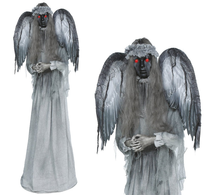 Halloween Pop Dark Angel Met Licht, Geluid En Beweging 1,7m van Fiestas Guirca koop je bij Partywinkel