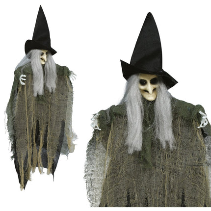 Halloween Pop Hangende Heks 40cm van Fiestas Guirca koop je bij Partywinkel
