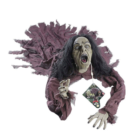 Halloween Pop Heks Met Geluid En Licht van Widmann koop je bij Partywinkel