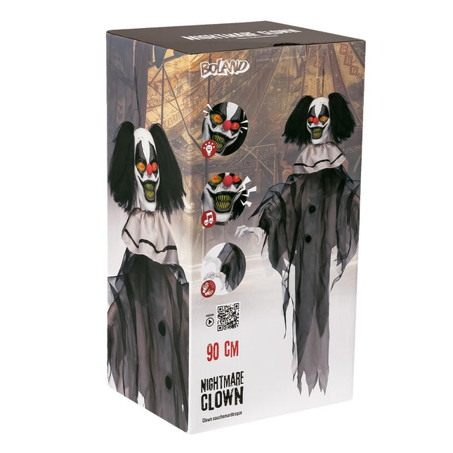 Halloween Pop Horror Clown 90cm van Boland koop je bij Partywinkel