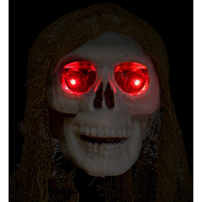 Halloween Pop Magere Hein Met Licht En Geluid 1,3m van Widmann koop je bij Partywinkel