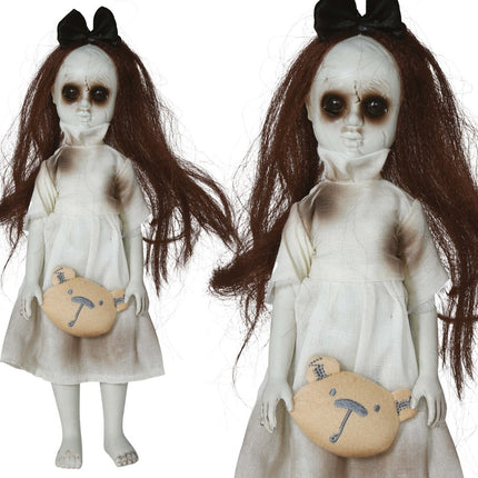 Halloween Pop Meisje Met Knuffel 30cm van Fiestas Guirca koop je bij Partywinkel