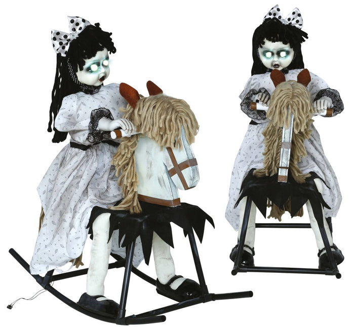 Halloween Pop Op Hobbelpaard Met Licht, Geluid En Beweging 70cm van Fiestas Guirca koop je bij Partywinkel