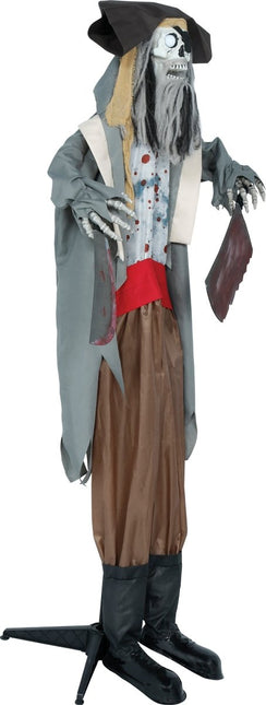 Halloween Pop Piraat Met Licht, Geluid En Beweging 1,8m van Fiestas Guirca koop je bij Partywinkel