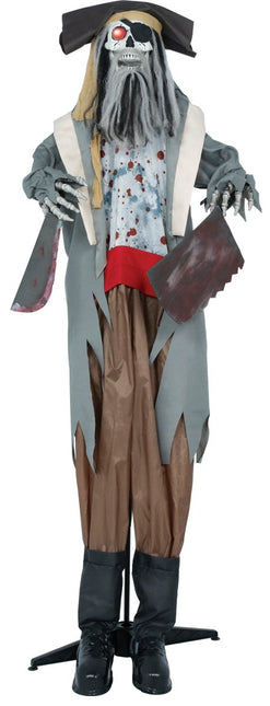 Halloween Pop Piraat Met Licht, Geluid En Beweging 1,8m van Fiestas Guirca koop je bij Partywinkel