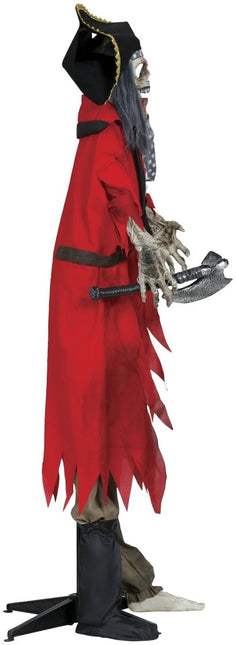 Halloween Pop Piraat Met Licht, Geluid En Beweging 1,9m - Partywinkel - 8434077248584