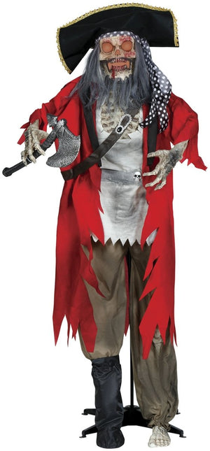 Halloween Pop Piraat Met Licht, Geluid En Beweging 1,9m - Partywinkel - 8434077248584