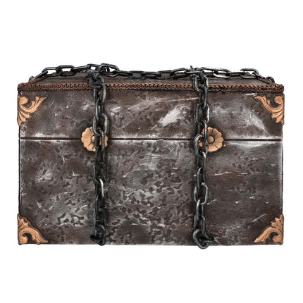 Halloween Pop Piraten Schatkist Met Beweging, Licht en Geluid 50cm van Boland koop je bij Partywinkel