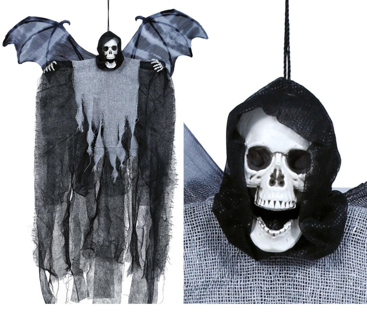 Halloween Pop Skelet Met Vleugels 60cm van Fiestas Guirca koop je bij Partywinkel