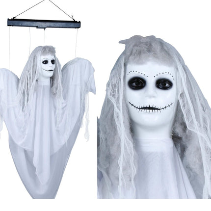 Halloween Pop Spook Met Licht En Geluid 1,2m van Fiestas Guirca koop je bij Partywinkel