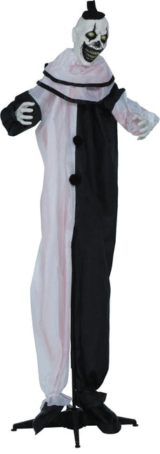 Halloween Pop Staande Clown Met Licht, Geluid En Beweging 2,05m van Fiestas Guirca koop je bij Partywinkel