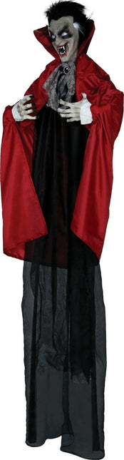 Halloween Pop Vampier Met Licht, Geluid En Beweging 1,8m van Fiestas Guirca koop je bij Partywinkel