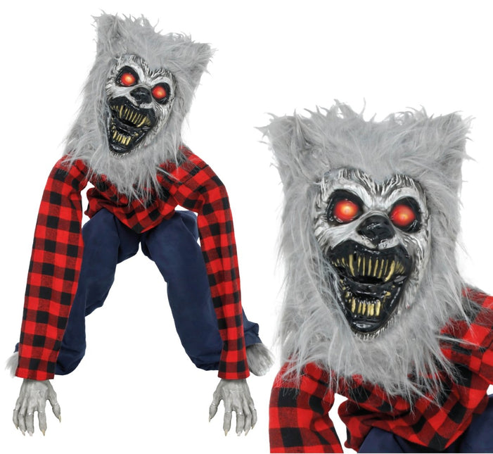 Halloween Pop Weerwolf Met Licht, Geluid En Beweging 90cm van Fiestas Guirca koop je bij Partywinkel