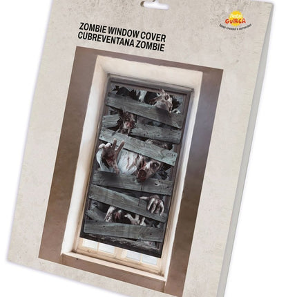 Halloween Raamdecoratie Zombies van Fiestas Guirca koop je bij Partywinkel