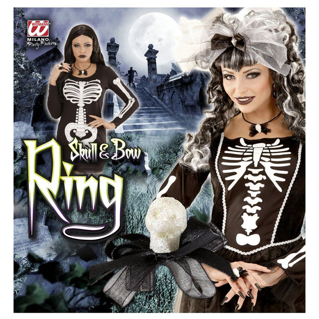Halloween Ring Schedel van Widmann koop je bij Partywinkel