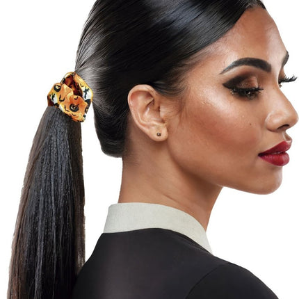 Halloween Scrunchie Pompoen - Partywinkel - 8434077190975