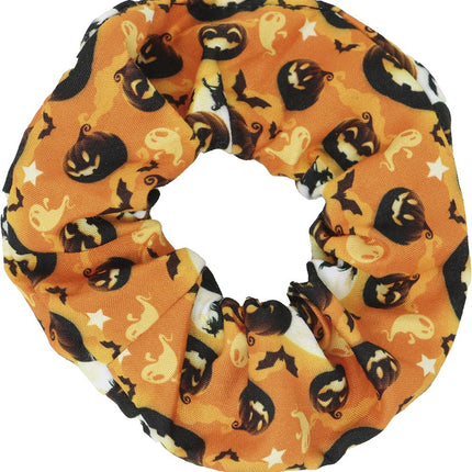 Halloween Scrunchie Pompoen - Partywinkel - 8434077190975