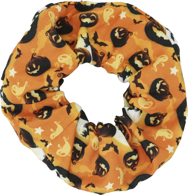 Halloween Scrunchie Pompoen - Partywinkel - 8434077190975