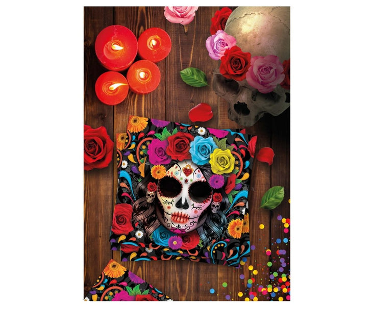 Halloween Servetten Doodshoofd 33cm van Fiestas Guirca koop je bij Partywinkel