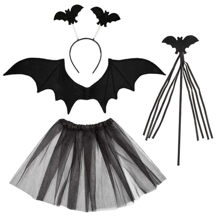 Halloween Set Vleermuis 4 delig van Boland koop je bij Partywinkel