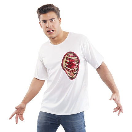 Halloween Shirt Heren Ribbenkast van Widmann koop je bij Partywinkel