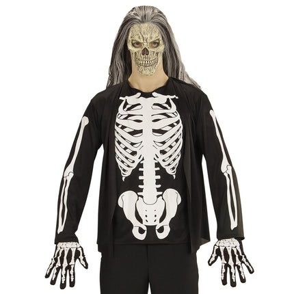 Halloween Shirt Skelet van Widmann koop je bij Partywinkel
