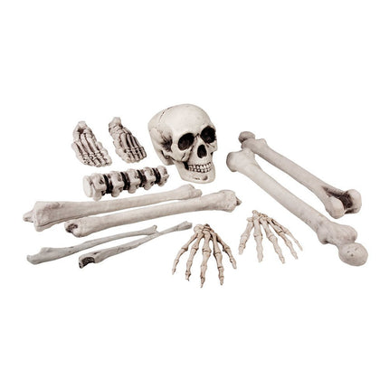 Halloween Skelet 12 delig van Boland koop je bij Partywinkel