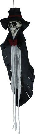 Halloween Skelet Bruidegom Licht, Geluid En Beweging 1,10m van Fiestas Guirca koop je bij Partywinkel