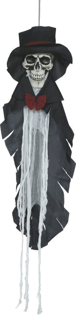 Halloween Skelet Bruidegom Licht, Geluid En Beweging 1,10m van Fiestas Guirca koop je bij Partywinkel