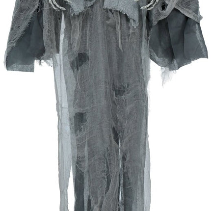 Halloween Skelet Hangend Geest Met Licht, Geluid En Beweging 1,10m van Fiestas Guirca koop je bij Partywinkel