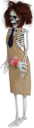 Halloween Skelet Hangend Met Schort 40cm van Fiestas Guirca koop je bij Partywinkel