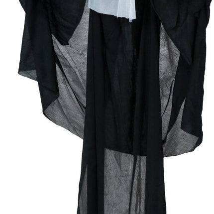 Halloween Skelet Hangende Non Met Licht 1,15m van Fiestas Guirca koop je bij Partywinkel