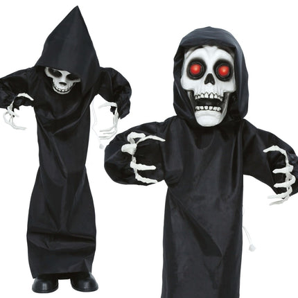 Halloween Skelet Met Licht, Geluid En Beweging 1m van Fiestas Guirca koop je bij Partywinkel