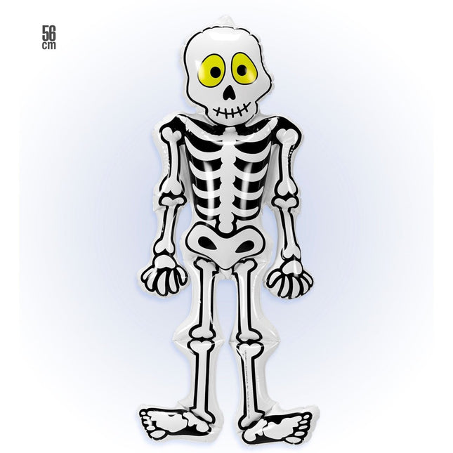 Halloween Skelet Opblaasbaar 56cm van Widmann koop je bij Partywinkel