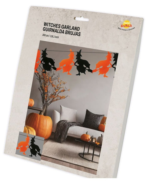 Halloween Slinger Heksen 3m van Fiestas Guirca koop je bij Partywinkel