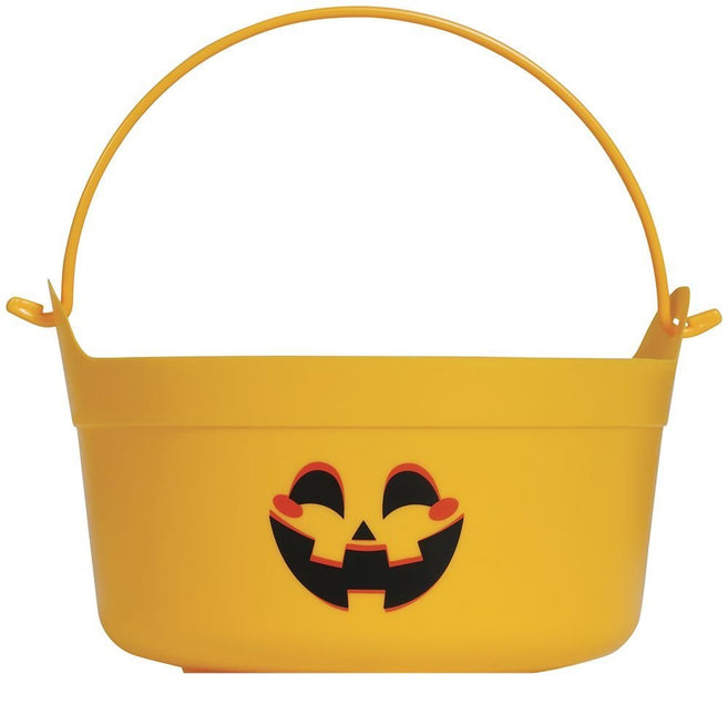 Halloween Snoepbakje Oranje Pompoen 24cm - Partywinkel - 8434077264928
