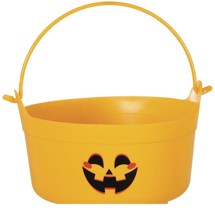 Halloween Snoepbakje Oranje Pompoen 24cm - Partywinkel - 8434077264928