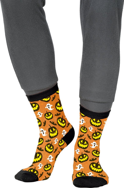 Halloween Sokken Pompoen En Geesten van Fiestas Guirca koop je bij Partywinkel