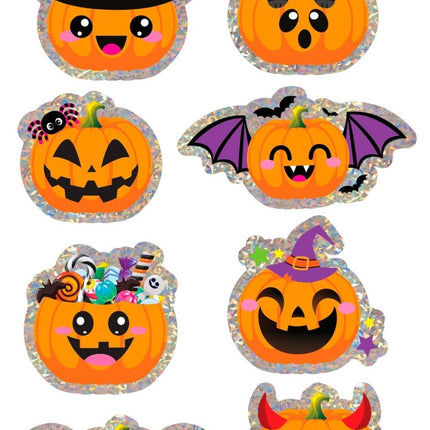 Halloween Stickers Pompoen van Fiestas Guirca koop je bij Partywinkel